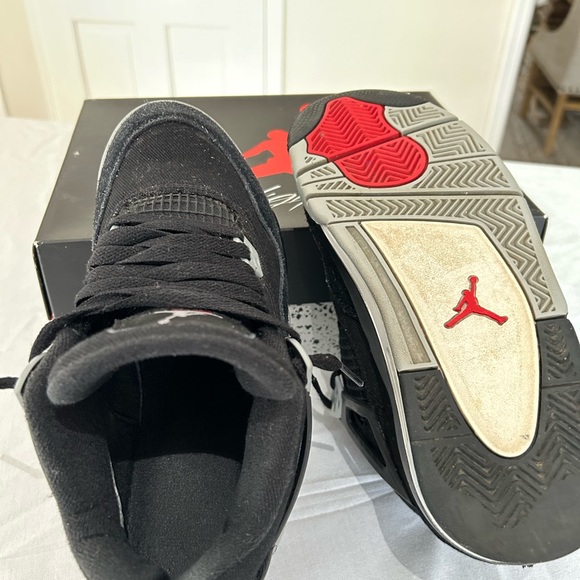 Jordan 4 Black Canvas - Picture 6 of 15